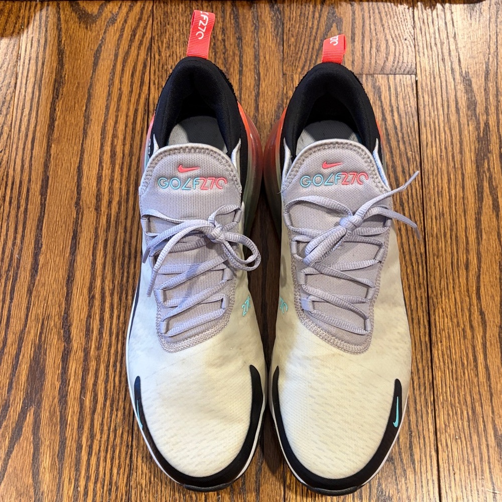 Nike Air Max 270 G Golf Shoes Size 14 Grey Spikeless